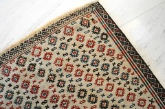 Terrific antique Verneh kilim, 5,25 x 4,6 ft (160 x 140 cm)