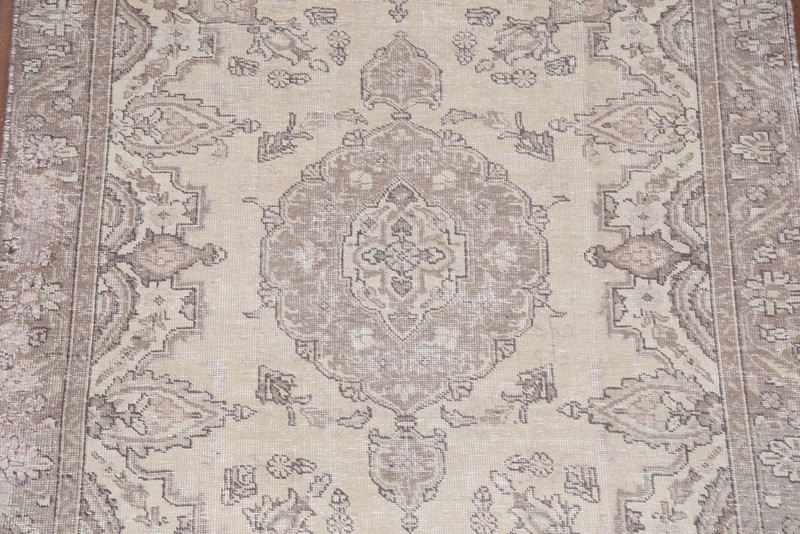 Vintage Muted Traditional Accent Rug 4x6 ft Hand-knotted Wool Distressed Carpet gallery