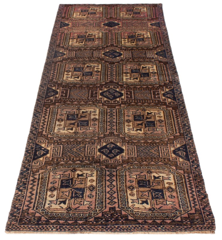 Traditional Vintage Hand-Knotted Oriental Carpet 4'3" x 12'0" Wool Area Rug gallery