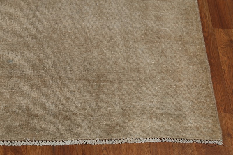 Distressed Wool Muted Hand-knotted Traditional Vintage Room Size Area Rug 8x11 gallery