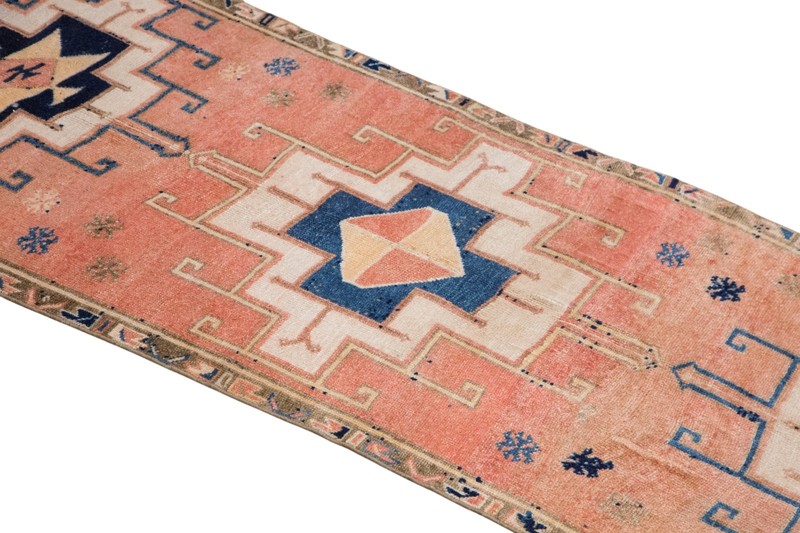 Turkish Karis Runner Rug 110x415 cm – 4.5x13.6 ft | 60+ Antique Runner gallery