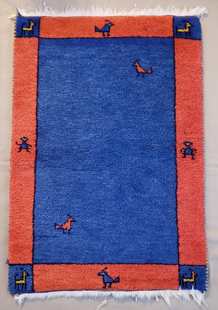 Indo Gabbeh Wool Rug 2.11 Ft X 2.0 Ft IKEA