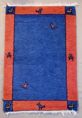 Indo Gabbeh Wool Rug 2.11 Ft X 2.0 Ft IKEA