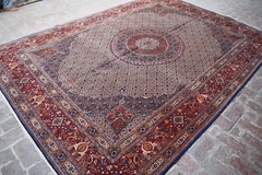1960s Antique Caucasian Rug 8×11 Handmade Wool Vintage Oriental Area Carpet 9×12