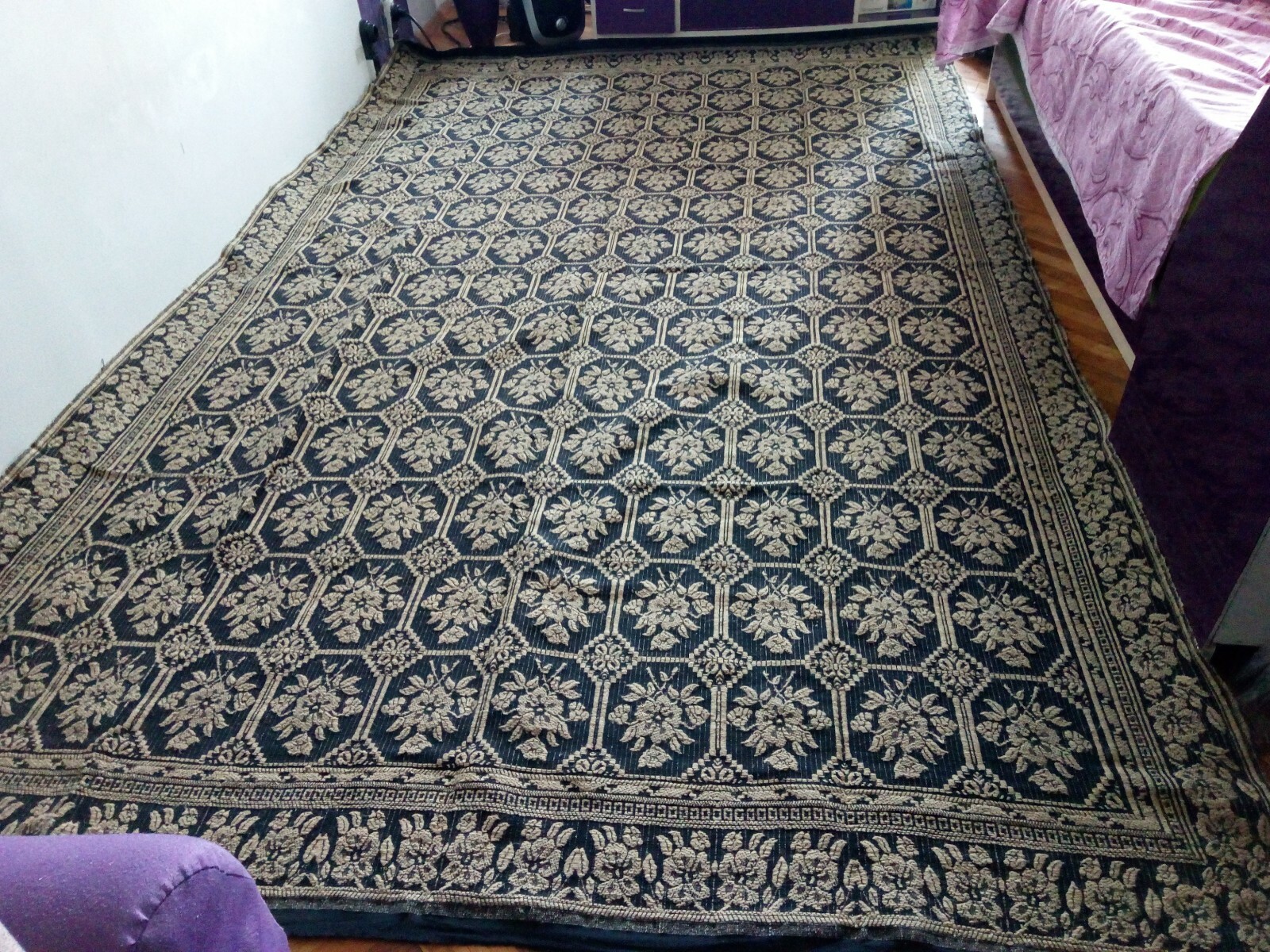 Vintage Hemp Rug Unused 220x350 cm gallery