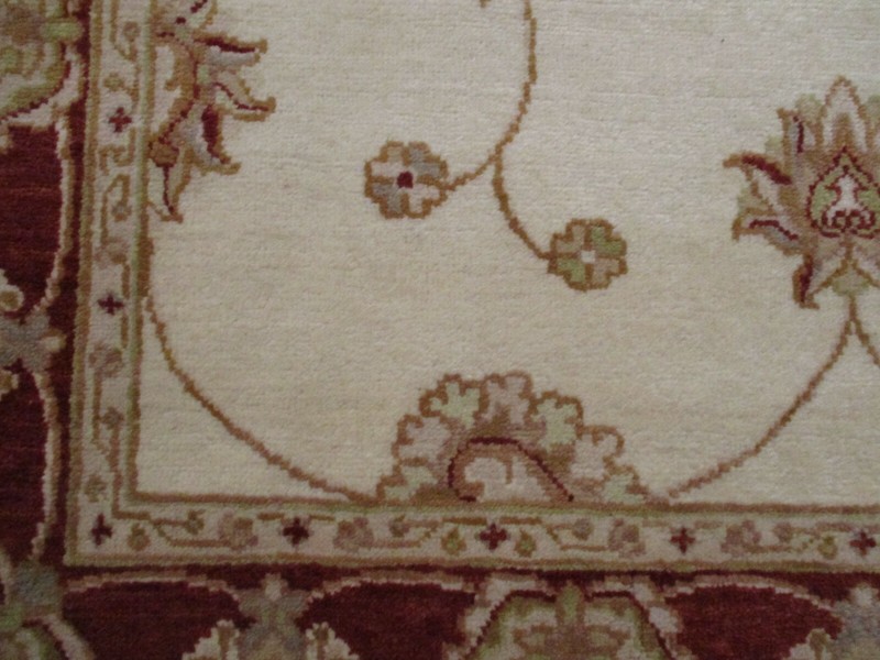 4'x12' RUNNER Gorgeous Allover-Pattern HANDMADE-KNOTTED WOOL RUG 585665 gallery