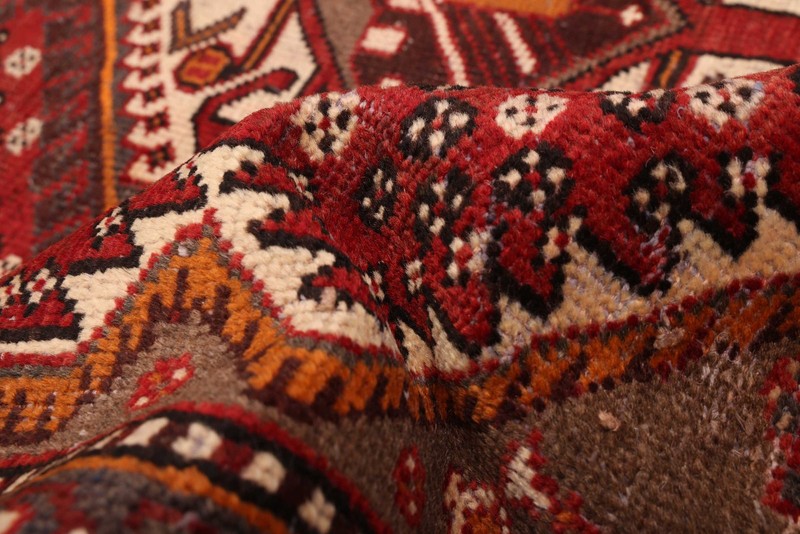 Vintage Oriental Hand-Knotted Carpet 4'11" x 9'8" Traditional Wool Area Rug gallery