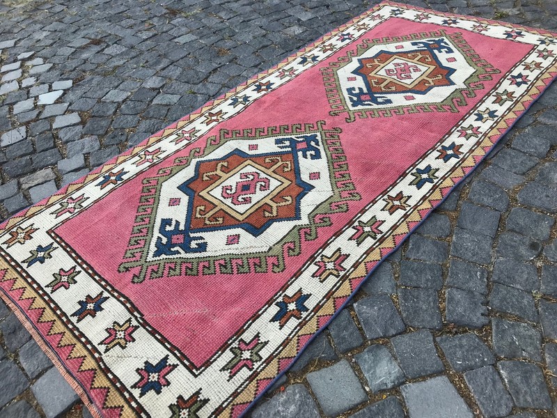 Vintage Area Rug, Rug for Living Room, Turkish Area Rugs, Oushak Rugs, Kitchen R gallery