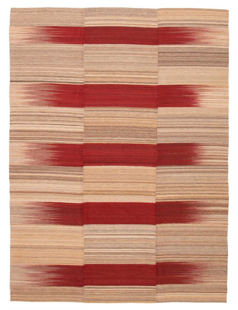Vintage Hand Woven Area Rug 7'7" x 10'4" Traditional Wool Oriental Carpet