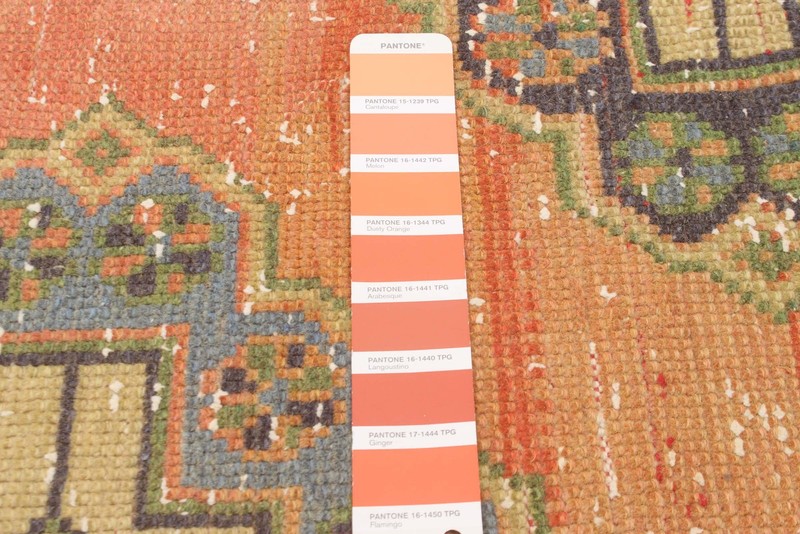Vintage 4'3" x 11'6" Traditional Hand Knotted Vegetable Dye Wool Area Rug gallery