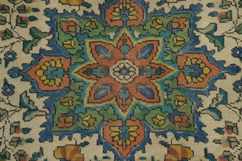 Traditional Light Blue Handmade Wool Area Rug 5x6 Ft Floral Oriental Carpet gallery