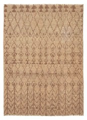 Traditional Vintage Hand Woven Area Rug 4’8″ x 6’9″ Wool Oriental Carpet
