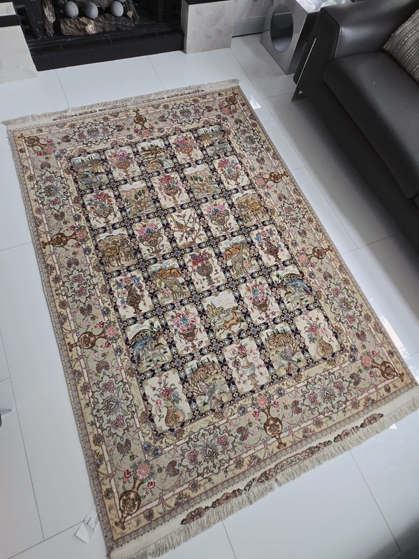 Fine Genuine Middle Eastern Rug Silk Foundation gallery