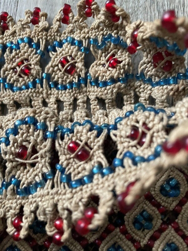 Handmade Vintage Malian Bag 7" x 11" (20cm x 29cm), 1960s - 1N15 gallery