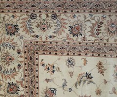Fine quality Handwoven 100% pure SILK & WOOL tabrize Rug 10’x10′ square