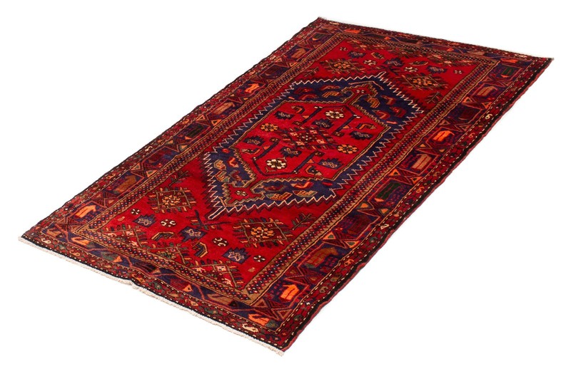 Vintage Hand-Knotted Area Rug 4'5" x 7'7" Traditional Oriental Wool Carpet gallery