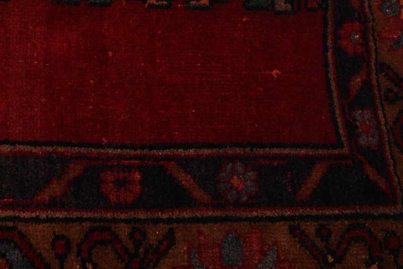 Vintage Hand-knotted Runner Rug 3'3" x 13'8" Traditional Oriental Wool Carpet gallery