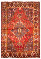 Traditional Vintage Hand-Knotted Area Rug 4’3″ x 6’1″ Oriental Wool Carpet