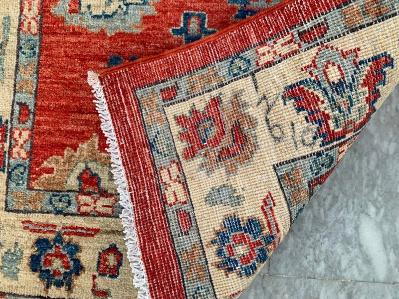 Modern Afghan Rug, Hand-Knotted Chobi Wool, Traditional Area Carpet (3x4 ft.) gallery