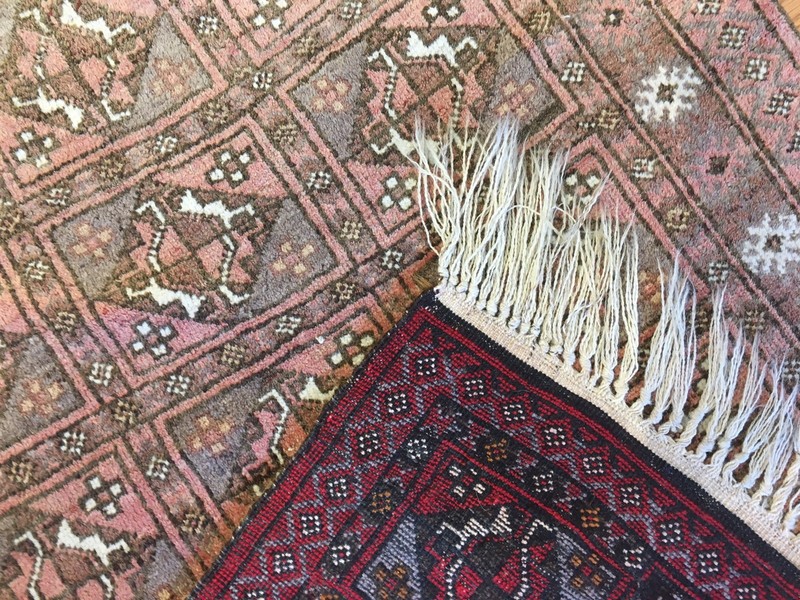 Beautiful Balouch - 1940s Antique Prayer Design - Tribal Rug - 3.1 x 4.3 ft. gallery