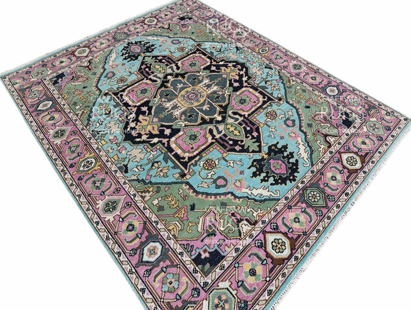 8x10 Hand made Traditional Living Area Rugs, Contemporary Floor Carpet gallery