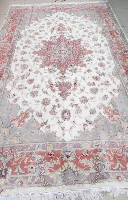 COLLECTOR ITEM Stunning Super Fine Quality Floral Pattern Silk Mix Royal Carpet gallery