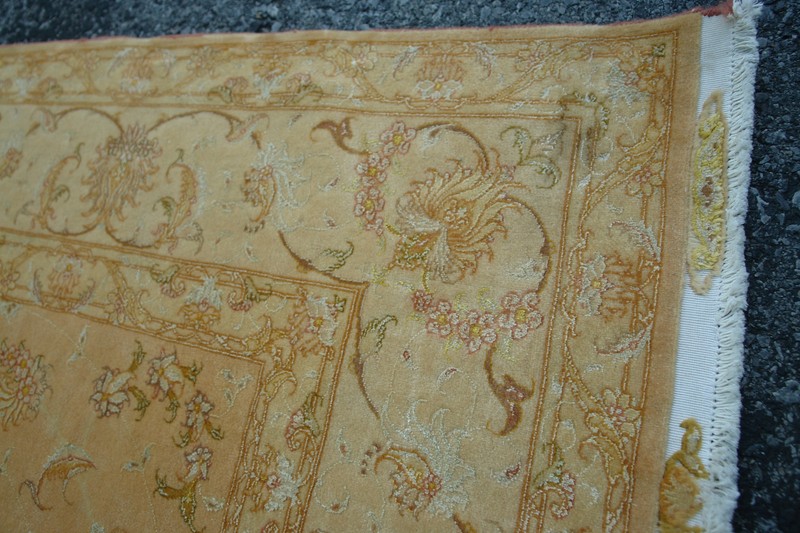 Authentic 7x9ft Antique Handmade Rug 60 Raj KPSI 400 gallery