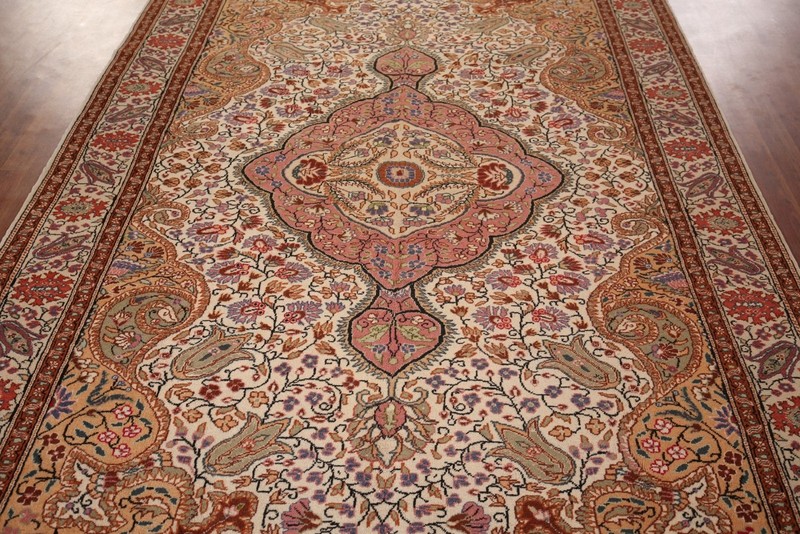 Floral Anatolian Oriental Area Rug 7x10 Handmade Turkish Floral Room Size Carpet gallery
