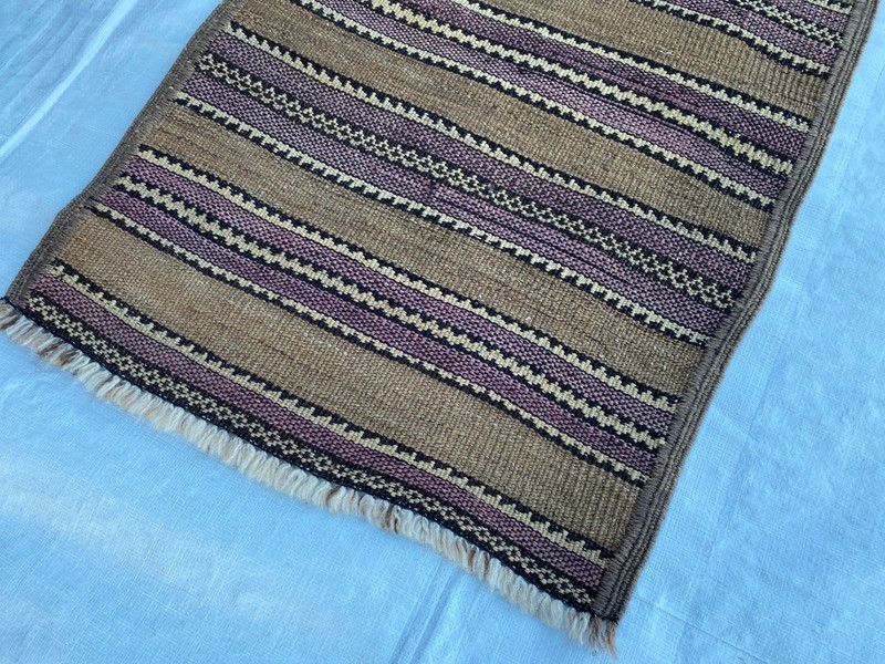 2x10 ft Afghan Handwoven Turkmen Runner Tribal Hallway Entryway Antique Wool Rug gallery