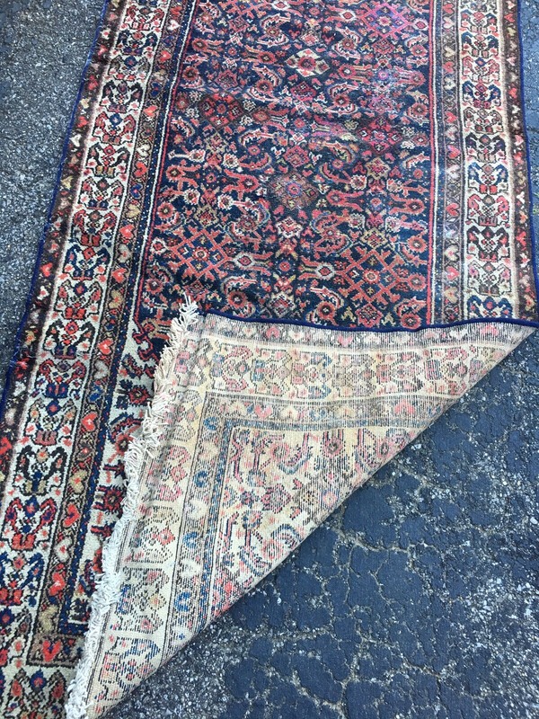 3x16 Antique Malayar Rug. Hand Knotted. gallery