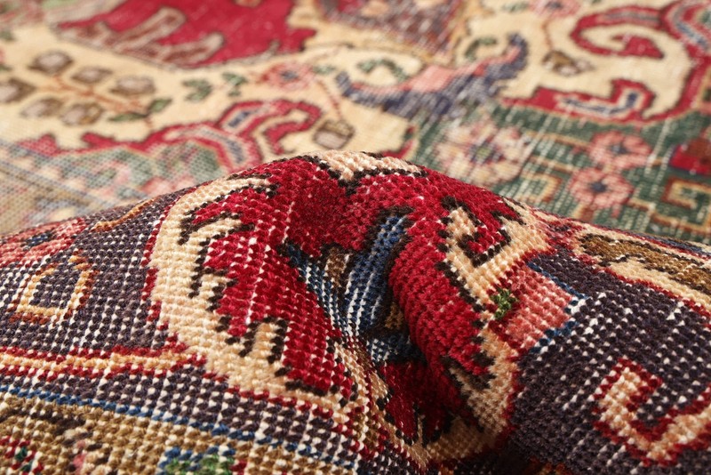 Vintage Hand-Knotted Area Rug 9'6" x 12'8" Traditional Oriental Wool Carpet gallery