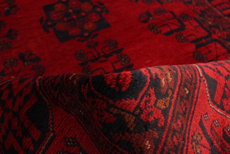 Vintage Traditional Hand-Knotted Area Rug 3'7" x 4'11" Oriental Wool Carpet gallery