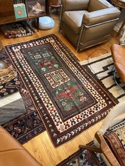 Karachov Kazak Rug, Caucasus, Ca. 1875 3’2” X 5’10”