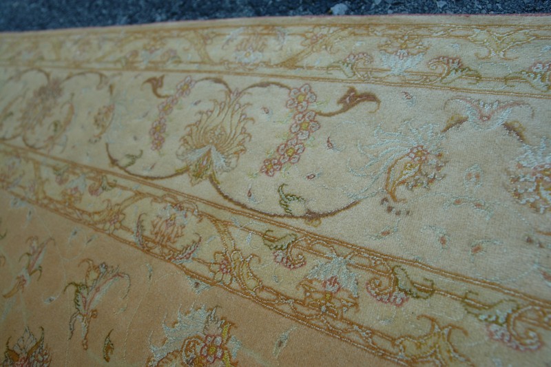 Authentic 7x9ft Antique Handmade Rug 60 Raj KPSI 400 gallery