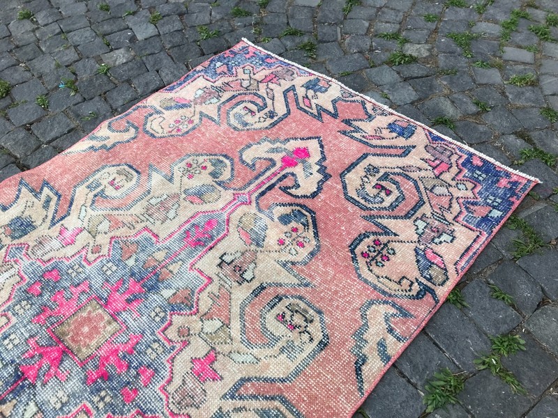 Handmade Rug Turkish Area Rug Vintage Rug Oushak Rug Antique Rug Bohemian Rug gallery