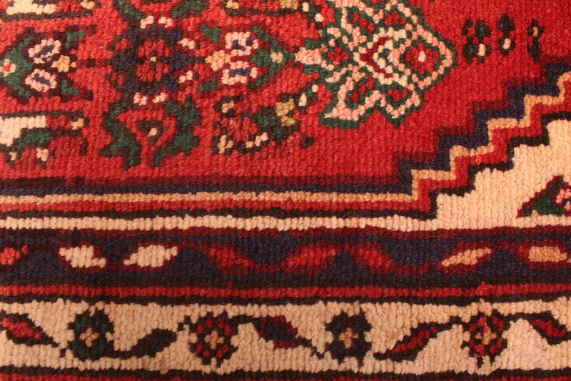 Vintage Hand-knotted Runner Rug 2'11" x 9'7" Traditional Oriental Wool Carpet gallery