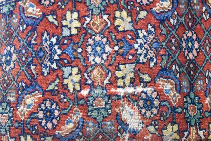 Antique Pillow Cover Sofa Rug 16'' x 16'' Made of Antique Cushion Cover Carpet gallery