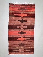 Large Vintage Turkish Kilim Rug 327×167 cm Wool Kelim