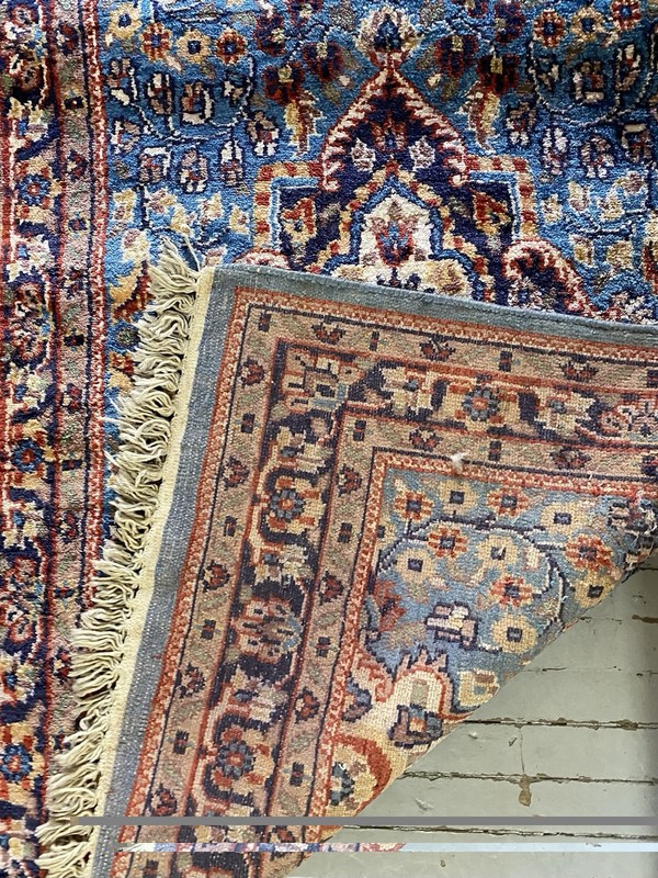 Antique Hand-knotted Oriental Wool On Cotton Warp Runner Rug, 11’10” X 2’ gallery