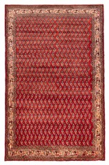 Traditional Vintage Hand-Knotted Carpet 4’3″ x 6’11” Wool Area Rug