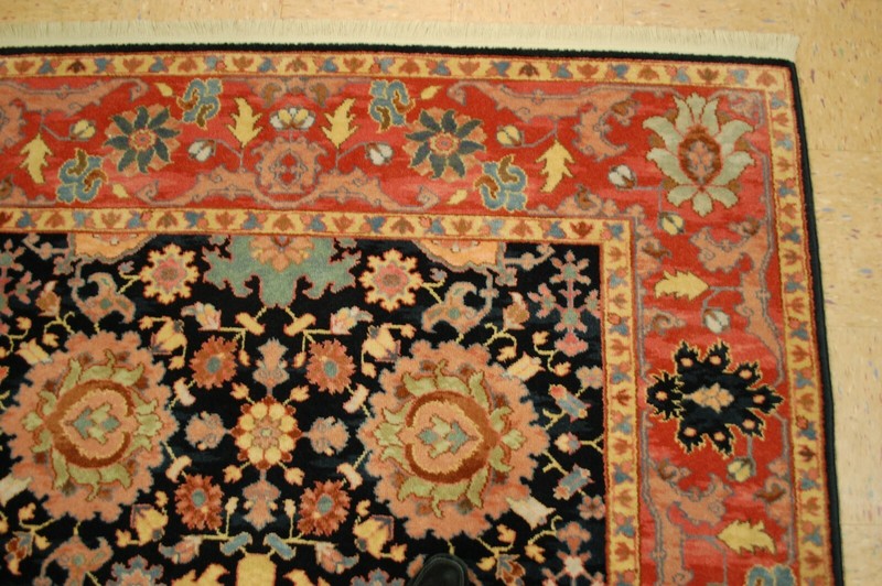 GREAT AUTHENTIC AMERICAN KARASTAN KURDISH PATTERN #559 RUG 5'8" X 8'11" PERFECT gallery