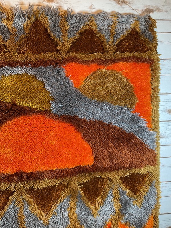 Vintage RYA Shag Rug Wall Art MID-CENTURY MODERN MCM Scandinavian gallery