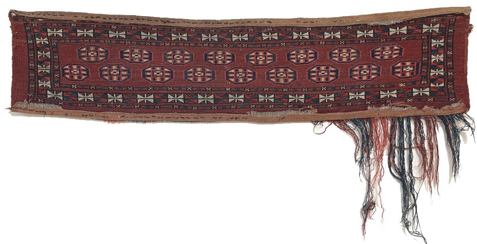 RARE ANTIQUE TURKOMAN BAG FACE gallery