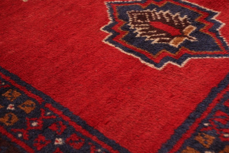 Vintage Traditional Hand-Knotted Area Rug 5'1" x 12'9" Oriental Wool Carpet gallery