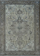 Vintage Geometric Muted Area Rug 8×11 Ft Handmade Traditional Wool Carpet