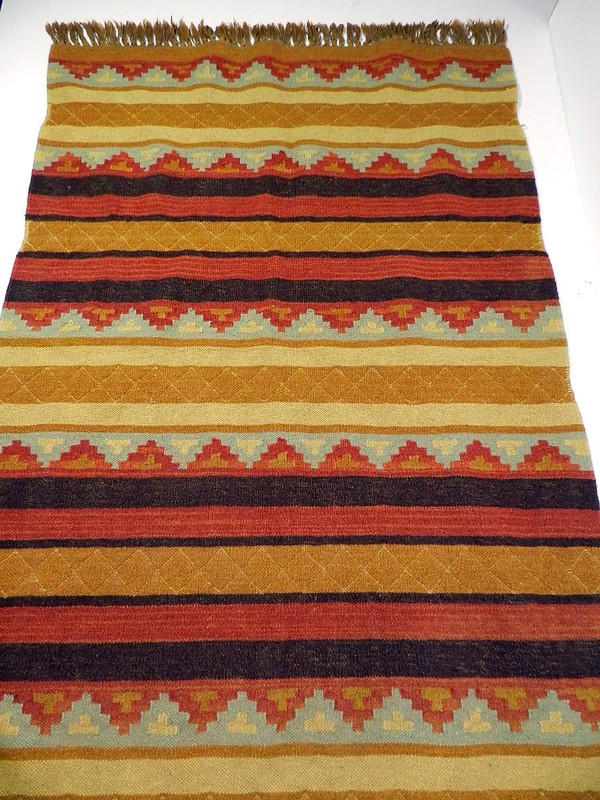 Mid Mid Century Modern Boho Area Rug 5x3 gallery