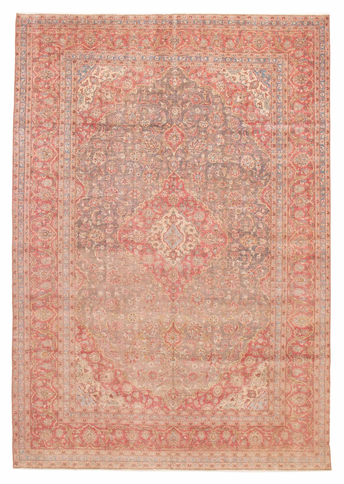 Traditional Vintage Hand-Knotted Area Rug 9'5" x 13'9" Oriental Wool Carpet gallery