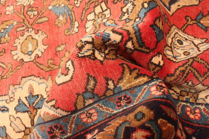 Vintage Hand-Knotted Carpet 4'6" x 7'5" Traditional Oriental Wool Area Rug gallery