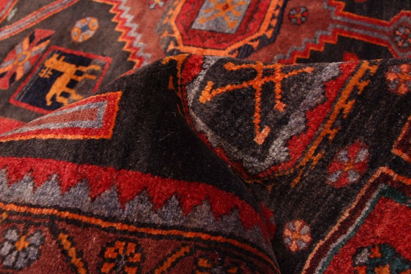 Vintage Traditional Hand-Knotted Area Rug 4'2" x 10'6" Oriental Wool Carpet gallery