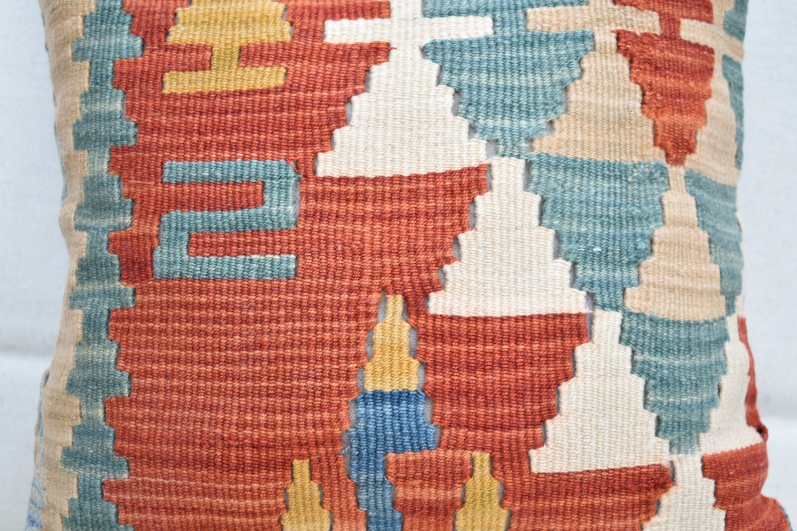 15''x15'' Decorative Handmade Turkish Kilim Pillow Cover Sofa Rug Cushion Cover gallery